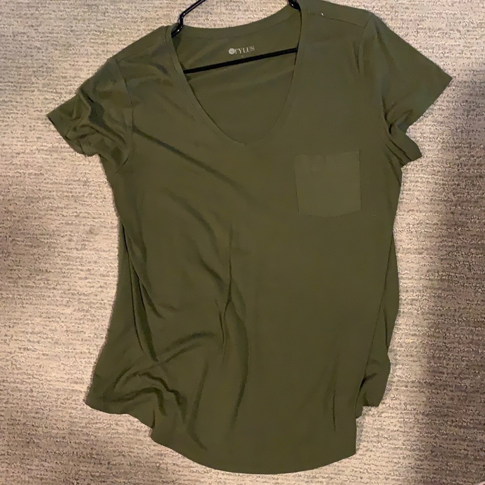 Green shirt